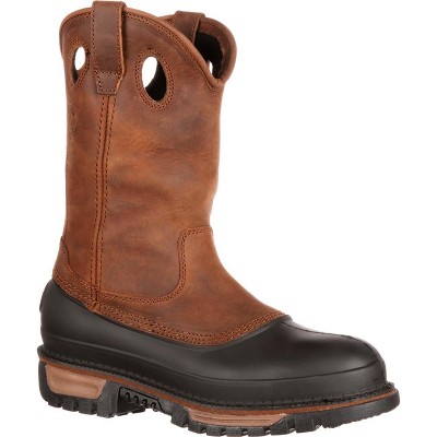 Men's Georgia Boot Muddog Steel Toe Waterproof Wellington