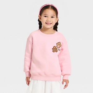Toddler Girls' Fleece Sweatshirt - Cat & Jack™ - 1 of 4