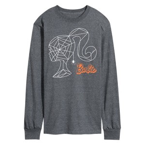 Men's - Barbie - Web Head Long Sleeve Graphic T-Shirt - 1 of 4