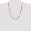 Black Bow Jewelry 5.5mm, 14k Yellow Gold, Solid Herringbone Chain Necklace - 2 of 4