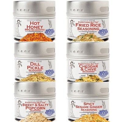 Six Elements Of Flavor Seasoning Set | Gustus Vitae