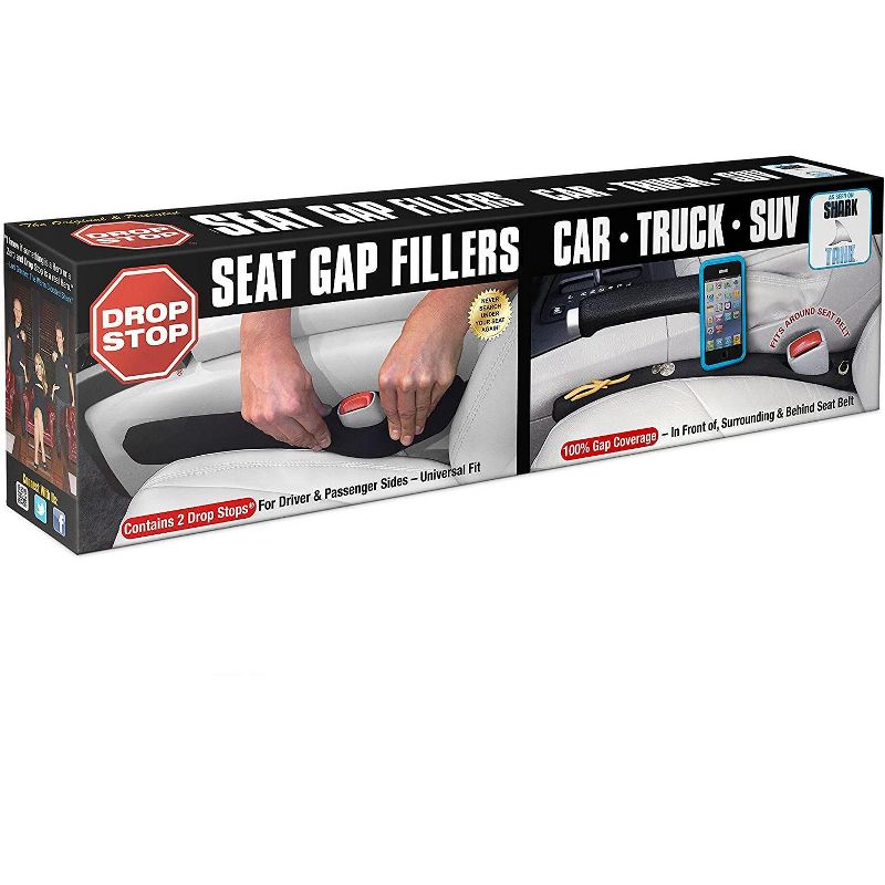 Drop Stop - The Original Patented Car Seat Gap Filler (AS SEEN ON Shark Tank), 1 of 4