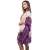 Riviera Sun Womens Short Caftan Dress with African Dashiki Print - 2 of 3