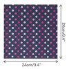 INSPIRE CHIC Men's Polka Dots Classic Pocket Square Tie Sets - 3 of 4