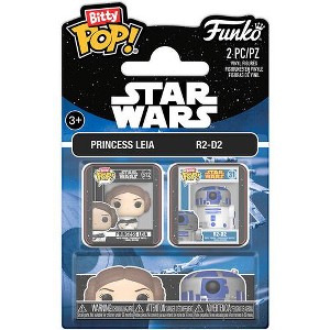 Funko - Funko Bitty POP!: Star Wars 2-Pack - Leia & R2D2 - 1 of 4
