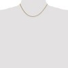 Black Bow Jewelry 1.4mm 14k Yellow Gold Solid Franco Chain Necklace - 3 of 4