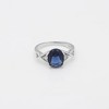 Birthstone Engagement Ring for Women by Ginger Lyne Sterling Silver Cubic Zirconia - image 2 of 4