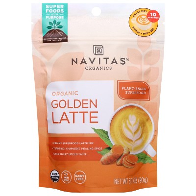 Navitas Organics Golden Latte - Case of 6 - 3.1 OZ
