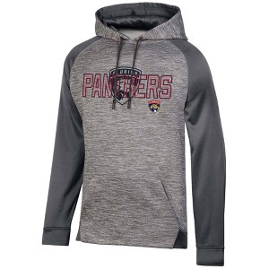 NHL Florida Panthers Men's Gray Performance Hooded Sweatshirt - 1 of 3