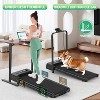 KRISRATE Walking Pad Treadmill with 12% Incline & Handle Bar & Shock Absorption, 3.5HP Foldable Treadmills for Home, Under Desk Compact Walking Pad - 3 of 4