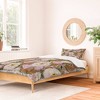 Deny Designs Alison Janssen Summer Bouquet I Duvet Cover Set Green - 2 of 4