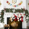 Christmas Garland for Mantle, 6Ft Battery Operated Prelit Garland Christmas Decorations, Poinsettias Flowers & Ball Ornaments - 3 of 4