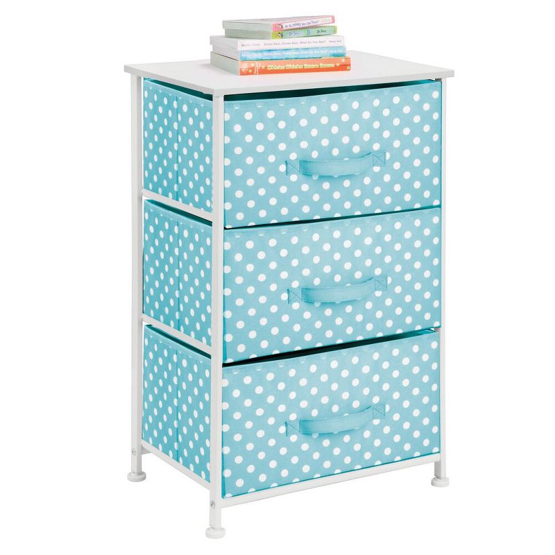 mDesign Fabric 3-Drawer Closet Storage Organizer Furniture Unit, 1 of 5