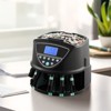 VEVOR USD Coin Sorter, Coin Counter Machine for 5 Kinds of USD Coins, Coin Sorter and Wrapper Machine Holds up to 2000 Coins, Black - 2 of 4