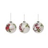 Transpac Glass 4.5 in. Multicolored Christmas Scarf Bird Ornament Set of 3 - 3 of 4