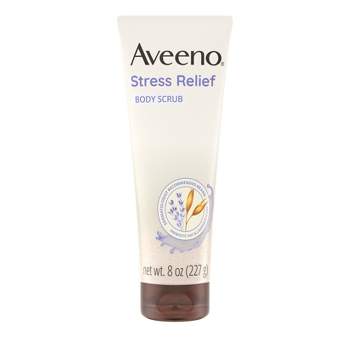 Aveeno Stress Relief Exfoliating Body Scrub - Lavender - 8oz