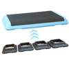 Dexmalle Adjustable Aerobic Step Workout Step with 4 Risers Fitness - 3 of 4