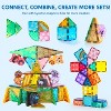 Joyfy 50PCS Magnetic Tiles Set with Jungle Animal for Toddlers Kids Age 3-8 Construction STEM Toy Xmas Birthday Party Gift for Little Boys & Girls - 2 of 4