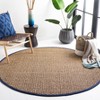 Natural Fiber Basket Weave  NF114 Power Loomed Indoor Rugs - Safavieh - 2 of 4