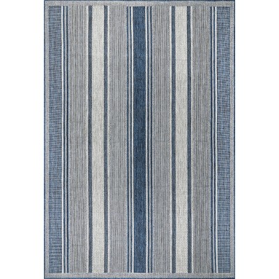 nuLOOM Piper Nautical Striped Indoor and Outdoor Area Rug