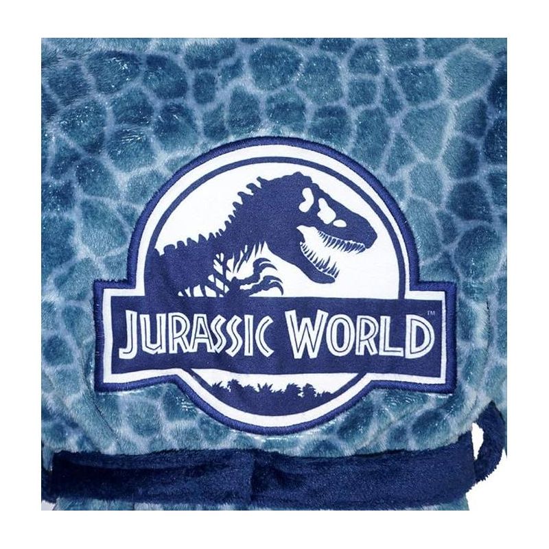 Jurassic World Boy's Raptor Dinosaur Costume Plush Fleece Robe, 5 of 6