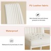 PAGED Modern Dining Chairs PU Material High Back Dining Room Chairs with Metal Legs for Living Room, Kitchen - 4 of 4