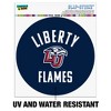 Liberty University Flames Logo Automotive Car Window Locker Circle Bumper Sticker - 2 of 4