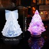 JDICTION 4PCS 3D Christmas Tree Silicone Resin Molds for Crafts, Charms, DIY Jewelry, Light Holders, Soap, Lotion Bars, Holiday Decor - 2 of 4