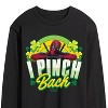 Men's - Marvel - St. Patrick's Day I Pinch Back Long Sleeve Graphic T-Shirt - 2 of 4