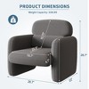 Accent Chair, Comfortable Single Sofa, Wood Frame Sofa Chair for Living Room, Bedroom, Apartment - 2 of 4