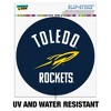 University of Toledo Official Logo Automotive Car Window Locker Circle Bumper Sticker - 2 of 4