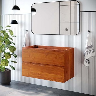 Modway Scenic 30" Wall-Mount Bathroom Vanity Cabinet (Sink Basin Not Included)