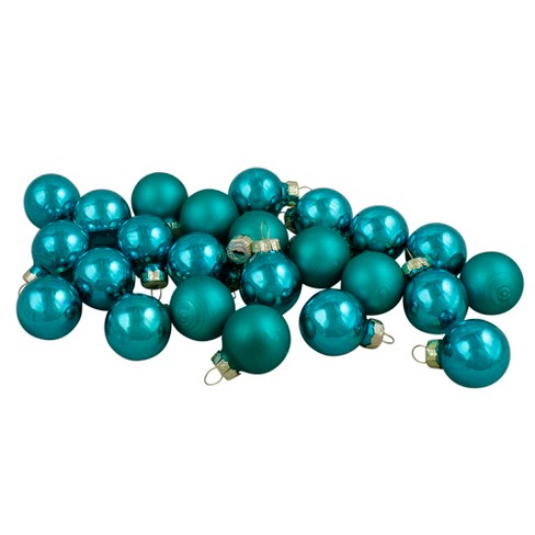 Teal deals christmas ornaments