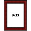 PosterPalooza | Photo Size Weathered Red Picture Frame - UV Acrylic, Foam Board Backing, Hanging Hardware - 2 of 4
