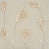 Saro Lifestyle Saro Lifestyle Cotton Pillow Cover With Flowers Applique Design, Ivory, 18" - 3 of 3