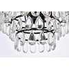 Elegant Lighting Mila 14 inch pendant in black - 4 of 4