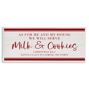 Stupell Industries We Will Serve Milk & Cookies Framed Giclee Art - 1 of 4
