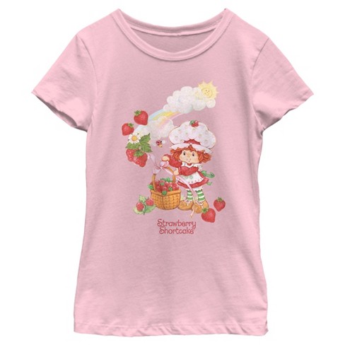 Girl's Strawberry Shortcake Rainbow Basket T-Shirt - image 1 of 4