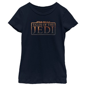 Girl's Star Wars: Tales of the Jedi Official Logo T-Shirt - 1 of 4