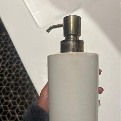 Chet Ceramic White Soap Dispenser + Reviews