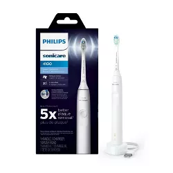 Philips Sonicare 4100 Plaque Control Rechargeable Electric Toothbrush - HX3681/23 - White