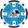 MasterPieces Casino Style 100 Piece Poker Chip Set - NFL Carolina Panthers - 4 of 4