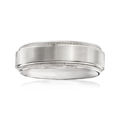Ross-Simons Men's 7mm Titanium Wedding Band Size 11