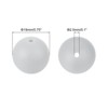 Unique Bargains Round Loose Silicone Beads for DIY Keychain Jewelry Making 50 Pcs - 3 of 4
