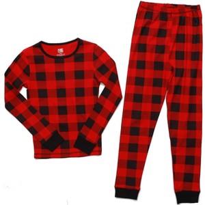 Just Love Girls Printed Pajama Sets - Snug Fitting PJ Tops & Bottoms for Girls - 1 of 3