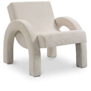 Meridian Furniture,Corduroy Corduroy Fabric Accent Chair - 1 of 4