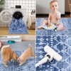 Washable Rug Area Rug Boho Low Pile - Non-Slip Foldable Carpet with Rubber Backing for Living Room & Bedroom - 4 of 4