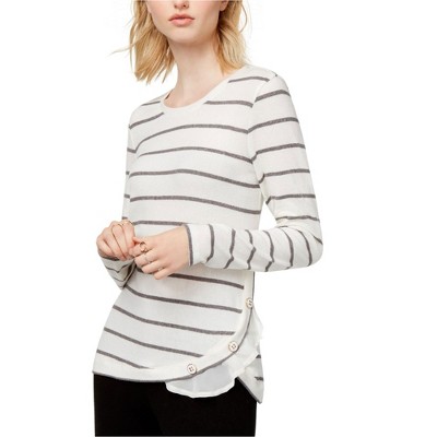 maison Jules Womens Layer Look Pullover Sweater