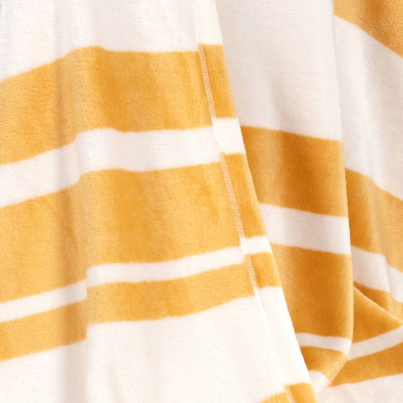 Printed Plush Striped Throw Blanket - Room Essentials™, 5 of 6