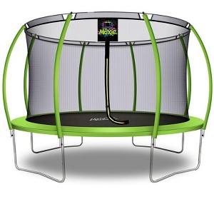Moxie Pumpkin-Shaped Outdoor Trampoline Set with Premium Top-Ring Frame Safety Enclosure - 1 of 4